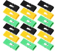 Operitacx Capuchons de Court-Circuit 2,54 Mm, Lot de 60 Pièces Plastique Noir, Jaune et Vert, pour Circuits Imprimés, Ponts de Shunt Polyvalents, Usage Électronique et Connecteurs Audio