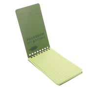 Operitacx Carnet de Notes Étanche PVC Camouflage Cahier à Spirale Compact pour Activités de Plein Air pour Étudiants et Voyageurs