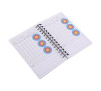 Operitacx Carnet de Tir à l'arc à Spirale Coque Plastique, Feuilles de Notation Flexibles pour Entraînement et Sessions de Tir à l'arc Compound Bow, Construction Résistante pour Archers