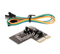 Operitacx Carte Bouton d'alimentation PC Câble Adaptateur, Démarrage à Distance pour Ordinateur de Bureau, Compatible Lecteur de Carte, Usage Informatique Professionnel, Couleur Noire