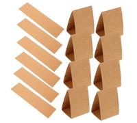 Operitacx Cartes De Bijoux en Carton Kraft 100 Pcs pour Boucles d'oreilles Et Colliers, Supports D'affichage Robustes en Papier, Présentation Et Rangement Artisanal pour Magasins Et Événements