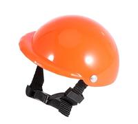 Operitacx Casque de Sécurité pour Animaux de Compagnie Orange, Petit 4