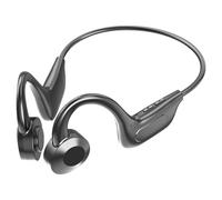 Operitacx Casque sans Fil à Oreille Ouverte à Conduction osseuse 5.1, Écouteurs sans Fil, Technologie sans Insertion, Noir, no Hearing Damage, Sport et Natation