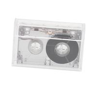 Operitacx Cassette Vierge 60 pour Enregistrement Cassette Vintage Accessoire Créatif pour Décoration pour Fêtes Et Célébrations Étui Rigide Transparent Petit Format Décoration Murale