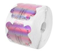 Operitacx Chablons à Ongles Gel en Papier Adhésif pour Extensions, 1 | Précision D’ajustement, Pose Stable sans Glissement, Autocollant Pratique, pour Débutantes et Manucure Française