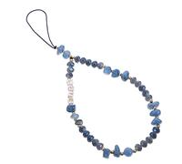 Operitacx Chaîne De Téléphone Portable En Perles Bleues, Lanière Antidérapante Chic Pour Femmes, Corde Délicate, Décoration Sécurisée, Accessoire Mode, Longueur Moyenne