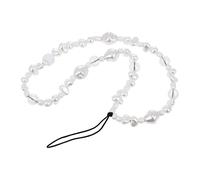 Operitacx Chaîne Téléphonique Pendentif Imitation Nacre Bohème Pour Téléphone Portable, Accessoire Décoratif Suspendu, Légère Et Pratique, Taille Unique, Unisexe, Couleur Imitation Nacre Blanche