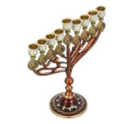 Operitacx Chandelier à 9 Branches en Métal de Cœur, Décoration Romantique et Stable pour Centre de Table de Mariage ou Fête Juive