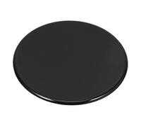 Operitacx Chapeau de Brûleur Gazinière Noir en Fer, Design Gain de Place et Facile à Nettoyer, pour Cuisinières à Gaz Modernes et Cuisson en Extérieur