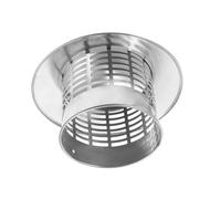 Operitacx Chapeau de Cheminée Acier Inoxydable pour Usage Extérieur Couvercle de Ventilation Aux Intempéries pour Toit Poêle et Fumisterie Installation Facile et