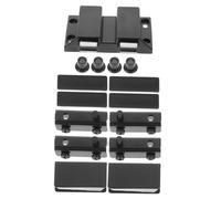 Operitacx Charnière Verre Inoxydable Silencieuse pour Porte Placard sans Perçage Fermeture Douce Magnétique Système Durable pour Porte Cadre Minimaliste