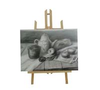 Operitacx Chevalet Peinture Pliable Petit Format Support Triangle Stable pour Garçon Fille Débutants Présentoir Créatif Portable pour Dessin et Exposition