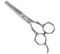 Operitacx Ciseaux de Coiffure Professionnel pour Salon et Usage à Domicile Plusieurs styles de 17cm en Acier Inoxydable Ciseaux à Effiler Pratiques et Adaptés Coupe Précise Plusieurs styles