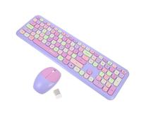 Operitacx Clavier et Souris sans Fil pour Pc Portable et Ordinateur de Bureau, 10 M de Portée, 110 Touches, Boîtier ABS, pour Travail et Jeu