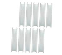Operitacx Clips pour Cadre de Broderie en Plastique Blanc Lot de 10 Clips Résistants et Lisses Accessoires Confortables pour Cerceau de Broderie Point de Croix pour Travaux Manuels