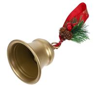 Operitacx Cloche de Noël Suspendue en Métal, Décoration Rustique pour