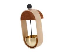 Operitacx Cloche Entrée avec Sonnette Magnétique Décorative pour Porte Carillon Ouverture pour Maison Bureau Magasin Suspension Facile sur Surfaces Métalliques et Non Métalliques