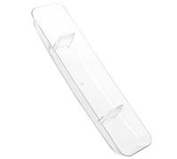 Operitacx Collecteur Huile Transparent pour Cuisinière Récipient à Graisse Plastique Renforcé Accessoire pour Brûleur à Facile à Installer Nettoyer