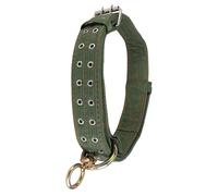 Operitacx Collier D'élevage pour Bétail Vert en Toile Épaisse, Confortable et Résistant, Réglable pour Moutons et Chevaux Lors des Travaux Agricoles