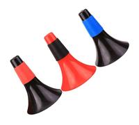Operitacx Cônes de Football Résistants en PP, Lot de 3 Pièces, Design Coloré Vif, Coupe-Vent et Robustes pour Délimitation Terrain et Entraînement Sportif