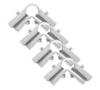 Operitacx Connecteur D’angle Inox 25 Mm Pour Bâtonnet De Séchage Du Linge - Raccord Tube Métallique Télescopique Compatible Séchoir Sur Pied - Kit 4 Pièces Usage Maison Quotidien