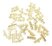 Operitacx Connecteurs Pendentifs en Alliage Vintage 40 Pièces 10 Double Rang 10 Triple Rang pour Bracelets et Colliers DIY Accessoires Bijoux Artisanat Charms Bracelets Fabrication
