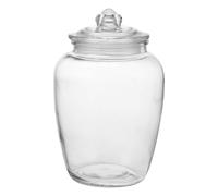 Operitacx Contenant de Scellage en Verre Transparent 2200ml Étanchéité et Protection L'humidité pour Aliments et Fruits Secs