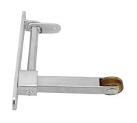 Operitacx Coordonnateur de Porte Automatique Acier Inoxydable pour Double Porte Sélecteur de Fermeture Fire Door pour Étroits et Couloirs
