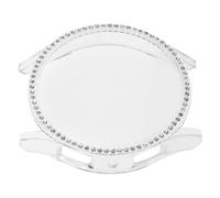 Operitacx Coque de Protection Montre PC Transparente avec Double Rangée de Strass Compatible Gen HR Accessoire Rayures pour Watch