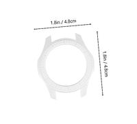 Operitacx Coque de Protection Rigide pour Montre PC Blanc Étui Durable et Facile à Installer et Retirer Accessoire Décoratif pour Smartwatch