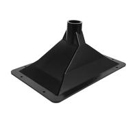 Operitacx Cor de Scène pour Haut-parleur Audio, Installation Rapide et Étanche en Plastique Noir 26mm Filetage Interne Adapté pour Usage Intérieur et Extérieur Adapté pour Usage Intérieur