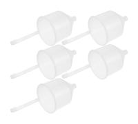 Operitacx Coupelle de Viscosité et Testeur de Viscosité pour Encres - 5 Pièces en Plastique Solide Petit Entonnoir, Mesure pour Peintures Latex et Vernis, Utilisation en Laboratoire