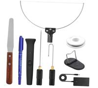 Operitacx Coupeur de Mousse Électrique Stylo de Découpe Fil Chaud Ergonomique Machine sans Fil pour Découpe Précise de Mousse et Carton Alimentation Acv