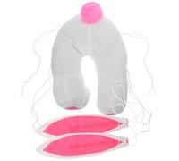 Operitacx Couronne de Pâques Lapin Décorative en PP Coton et Tissu | Ambiance Festive de Saison, Base Créative pour Artisans, Usage Vitrine et Porte D'entrée
