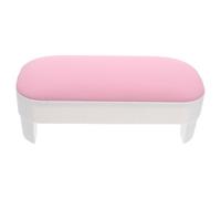 Operitacx Coussin Repose-main en Cuir Pu Rose, Antidérapant et Portable, Support Ergonomique pour Manucure, Oreiller de Table de Nail Art pour Salon, Maison et Voyage, Accessoire de Soin