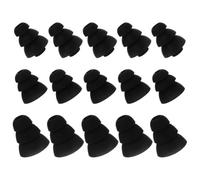 Operitacx Coussinets de Rechange pour écouteurs en Silicone 18 pièces Noirs réduction du Bruit, Tailles Large Moyenne Petite, Embouts Silicone pour écouteurs et Casque, Usage Sportif et