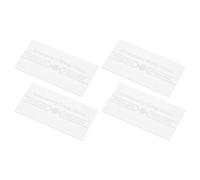 Operitacx Couvercle de Remplacement en Verre pour Point D'appel Manuel 4pcs, Installation Facile et Résistant aux Hautes Températures, pour Écoles et Lieux Publics