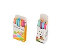 Operitacx Craies Colorées sans Poussière à Base D'eau 12pcs pour Tableau Noir, Polymère Haute Performance, Écriture Fluide, Légères, pour Enseignants et Dessin
