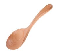Operitacx Cuillère à Mélanger en Bois, Cuillère de Dégustation à Bec de Canard, Forme Créative, pour Dessert et Boisson, pour Servir et Prélever, la Cuisine et Extérieur