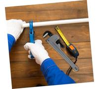 Operitacx de Plomberie Robuste Aluminium Manche Ergonomique Clé Réglable Ouverture pour Écrous Robinets et Tuyaux Lourds