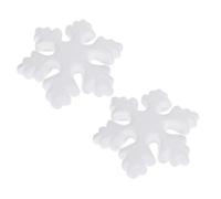 Operitacx Décoration de Noël Fenêtre Blanche en Écume 8pcs Flocons de Neige Créatifs 155mm pour Chambre ou Restaurant Ambiance Festive