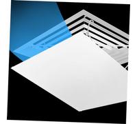 Operitacx Déflecteur Air Carré pour Climatisation Centrale Pare Vent Souffle Direct Installation Facile Optimise Flux Air pour Maison et Bureau Design Blanc Élégant