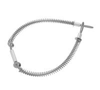 Operitacx Dispositif de Retenue de Tuyau Pneumatique, Câble de Sécurité Anti- , Acier Inoxydable Argent, Installation Rapide, Applications Industrielles