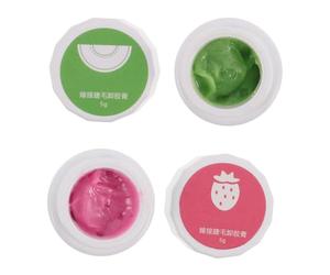 Operitacx Dissolvant Crème pour Extensions de Cils 2pcs Parfum Fruité, Multiple Usages, Accessoire Professionnel pour Dépose Rapide sans Abîmer les Cils Naturels