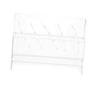 Operitacx Distributeur de Étiquettes Réglable Acrylique Disques Support Organisateur pour Stickers et Rubans Adhésifs Rangement Bureau pour Maison École et Commerce