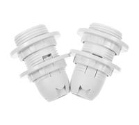 Operitacx Douille E14 à Vis Complète Blanche pour Lampe de Table Support de Lampe Kit de Remplacement de Douille Pièces Détachées à Réparer Accessoire pour Luminaire Électrique