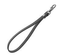 Operitacx Dragonne en Cuir pour Smartphone et Appareil Photo Accessoire de Poignet Élégant Solide Sangle Courte Clés et Paquet Noir