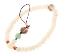 Operitacx Dragonne Pour Téléphone Portable Chinoise Rétro, Sangle Anti-perte En Perles Blanches, Corde Suspendre Chic, Bracelet Confortable Pour Randonnée Et Jogging