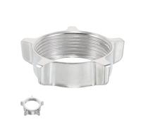 Operitacx Écrou de Blocage 5 Branches pour Accessoire de Hachoir de Cuisine - Acier Inoxydable avec Filetage Interne 6 cm - Amélioration de l'Efficacité de Broyage à Domicile