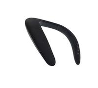 Operitacx Enceinte sans Fil De Type u pour Cou, Haut-Parleur Portable Stéréo, Microphone Intégré, Batterie Rechargeable 5 Heures, Usage Mobile, Couleur Noire